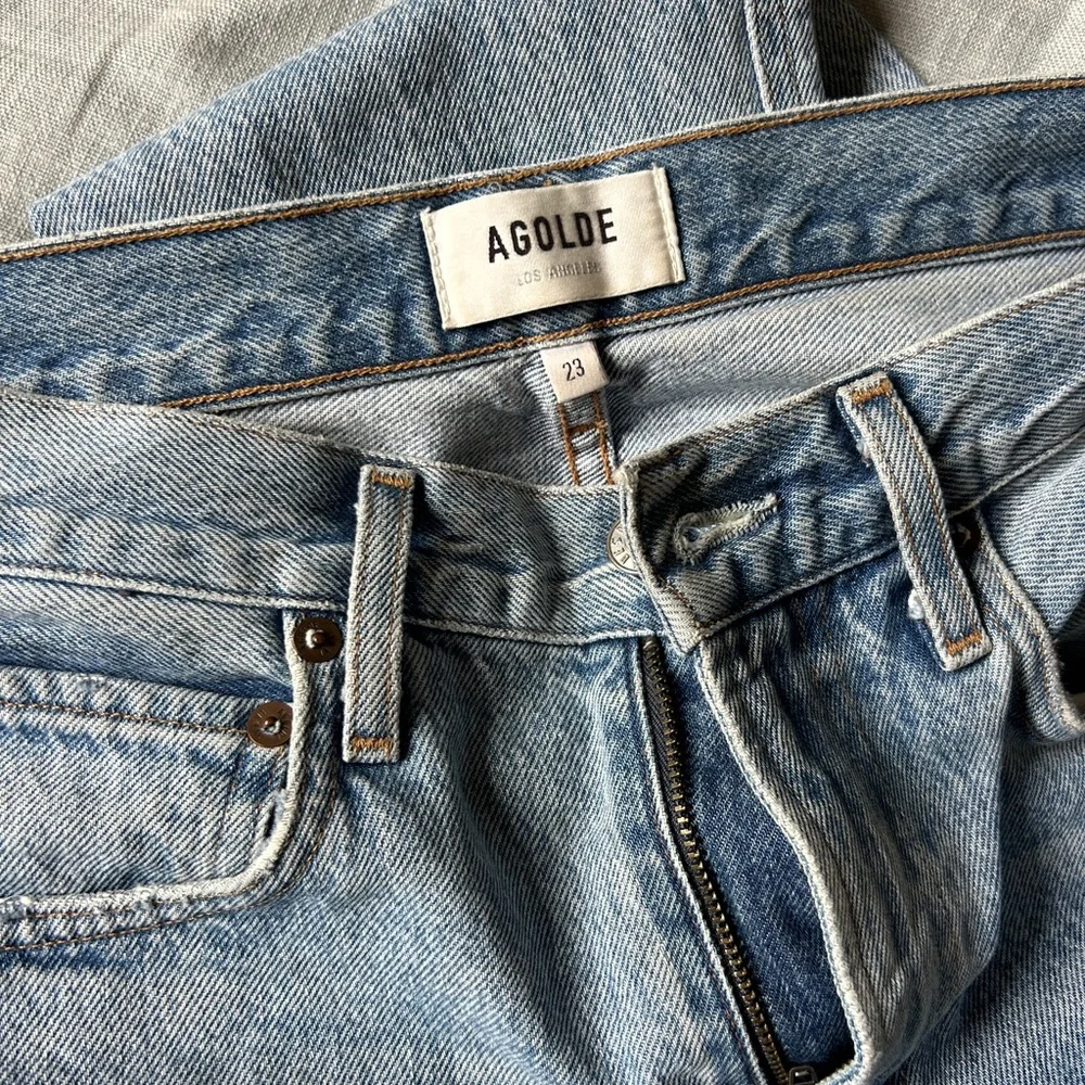 AGOLDE Cherie High Rise Straight Leg Jeans - Picture 3 of 4